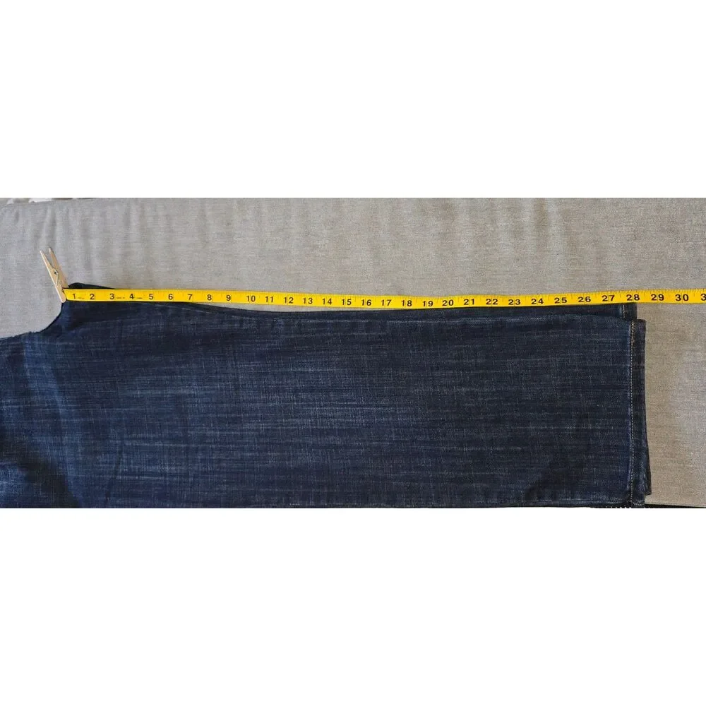NWT Lee Women's Relaxed Fit Straight Leg Jean Mid Rise 16 Short Bewitched Blue - Picture 9 of 9